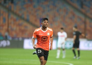 محمد هلال يسجل هدف التعادل للبنك الأهلى فى الزمالك بالدقيقة 49