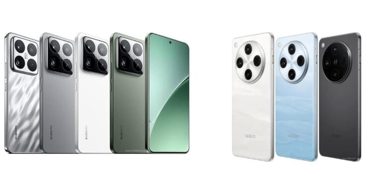 هاتفي Oppo Find X8 Pro وXiaomi 15 Pro هاتفي Oppo Find X8 Pro وXiaomi 15 Pro