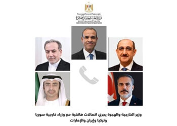 اتصالات مكثفة لوزير الخارجية والهجرة لمتابعة التطورات في سوريا