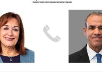 اتصال هاتفي بين وزير الخارجية والهجرة والمفوضة الأوروبية للمتوسط