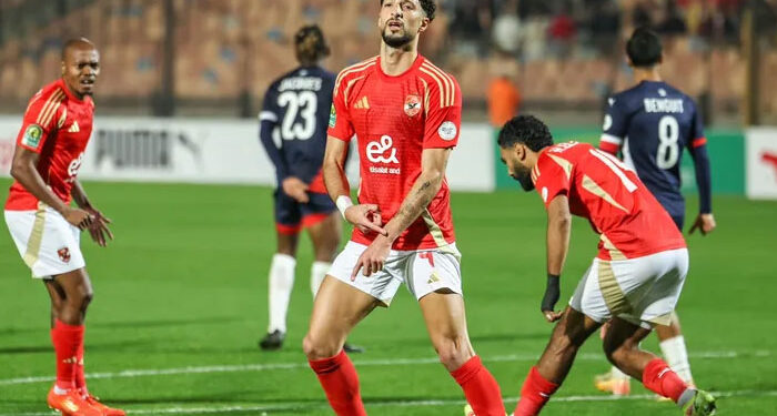 الأهلي يفوز على شباب بلوزداد الجزائري بسداسية