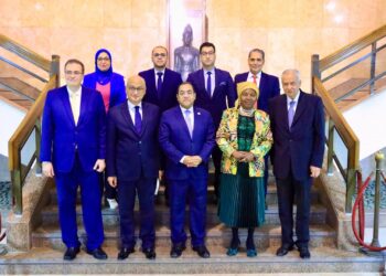 رئيس التنظيم والإدارة يستقبل المقررة الخاصة بمصر فى اللجنة الافريقية لحقوق الانسان والشعوب