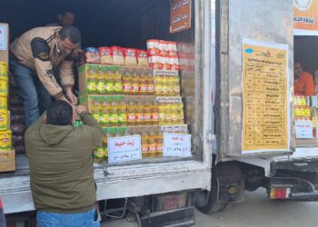 افتتاح سوق اليوم الواحد بمنطقة العمرانية بمحافظة الجيزة