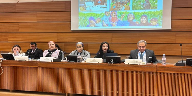 وزارة التضامن والمجالس القومية الوطنية يتجمعون في  جنيف