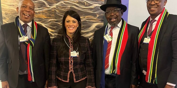 «المشاط» تبحث مع وزراء المالية بجنوب أفريقيا التعاون الثنائي واستعدادات انعقاد اجتماعات مجموعة