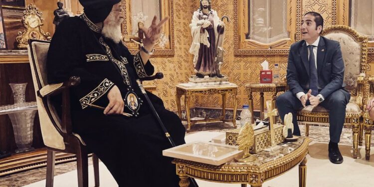 متى بشاي يهنئ البابا تواضروس بعيد الميلاد المجيد