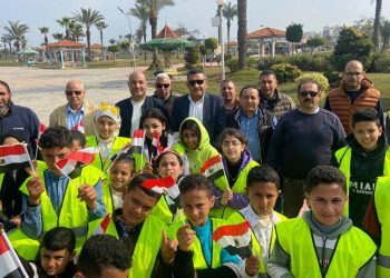 انطلاق فعاليات مبادرة لتجميل مدينة دمياط الجديدة بمشاركة طلاب المدارس