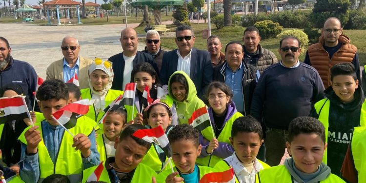 انطلاق فعاليات مبادرة لتجميل مدينة دمياط الجديدة بمشاركة طلاب المدارس
