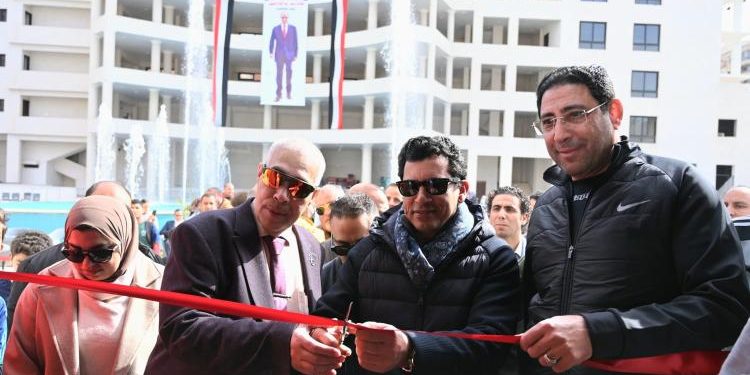 وزير الشباب والرياضة يفتتح نادي “جولدن مودرن سبورت” بالمرج