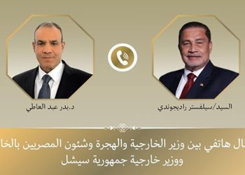 وزير الخارجية والهجرة يجري اتصالاً هاتفياً مع وزير نظيره في سيشل