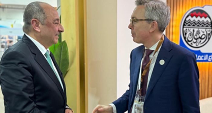 وزير قطاع الأعمال يلتقي الرئيس التنفيذي لشركة “سكاتك” النرويجية على هامش “إيجبس 2025”