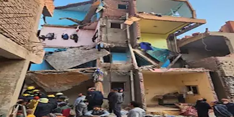 انهيار منزل كرداسة بسبب انفجار أسطوانة غاز ومصرع 10 أشخاص