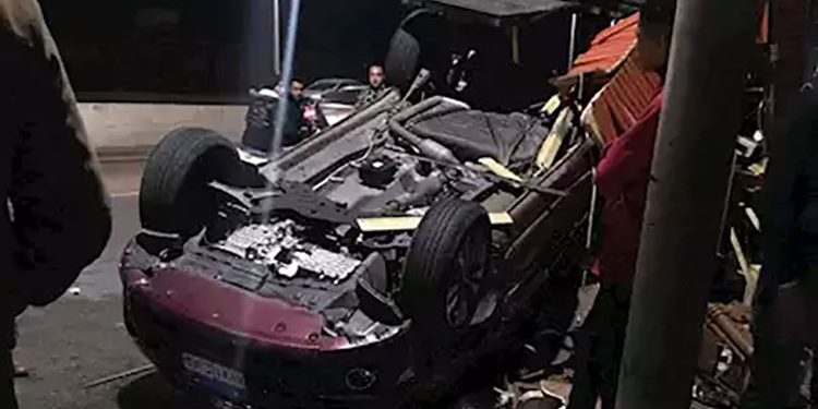 إصابة شقيقة وزير الكهرباء ووفاة زوجها بحادث مرورى بطريق القطامية – العين السخنة