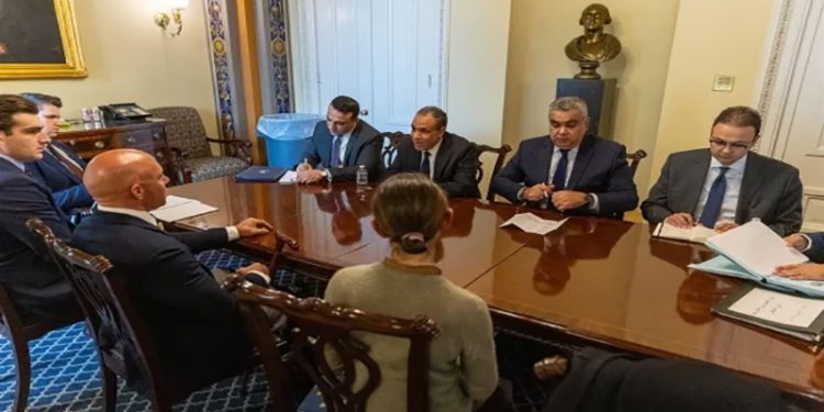 وزير الخارجية والهجرة يلتقي رئيس لجنة الشئون الخارجية بمجلس النواب الأمريكي