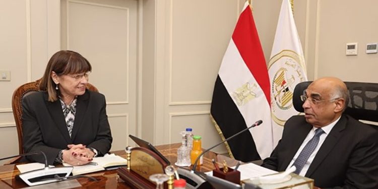 وزير العدل يستقبل المنسق المقيم للأمم المتحدة في مصر