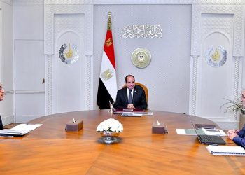 الرئيس السيسي يجتمع مع رئيس الوزراء ووزير المالية