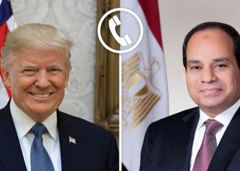الرئيس السيسي يتلقى اتصال هاتفي من نظيره الأمريكي