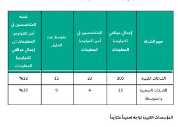 كاسبرسكي تكشف عن تباينات في توزيع كوادر الأمن السيبراني بين الشركات الكبرى والصغيرة
