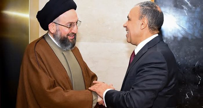 وزير الخارجية والهجرة يستقبل رئيس تيار الحكمة الوطني العراقي