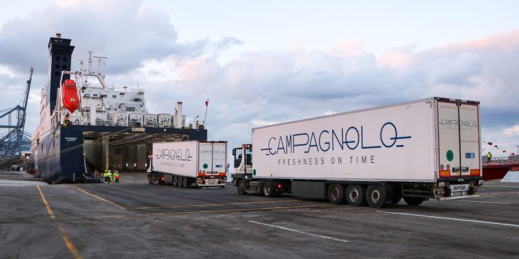 النقل : اهمية كبيرة للخط الملاحي ” الرورو ” في نقل الحاصلات الزراعية والخضروات سريعة التلف