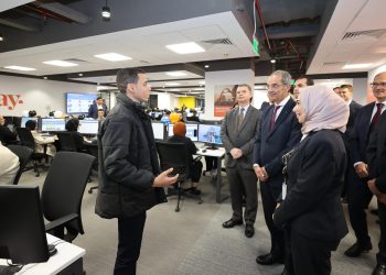 وزير الاتصالات يفتتح مقر شركة TTEC الأمريكية الرائدة عالميًا في ابتكار تكنولوجيا