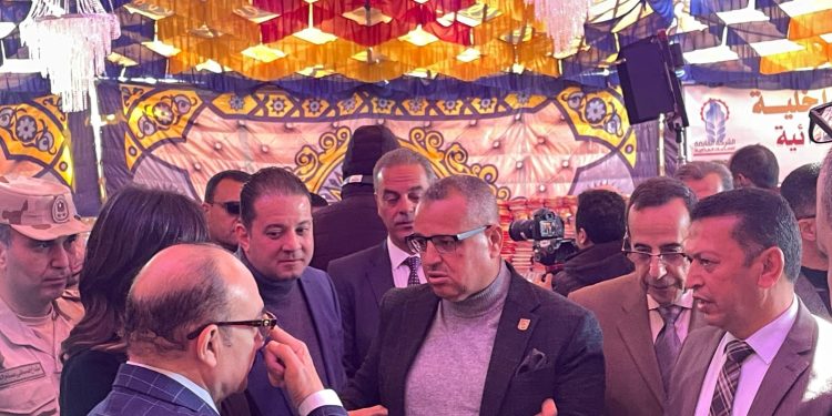 افتتاح سوق اليوم الواحد السابع بمدينة طابا بمناسبة العيد القومي لجنوب سيناء