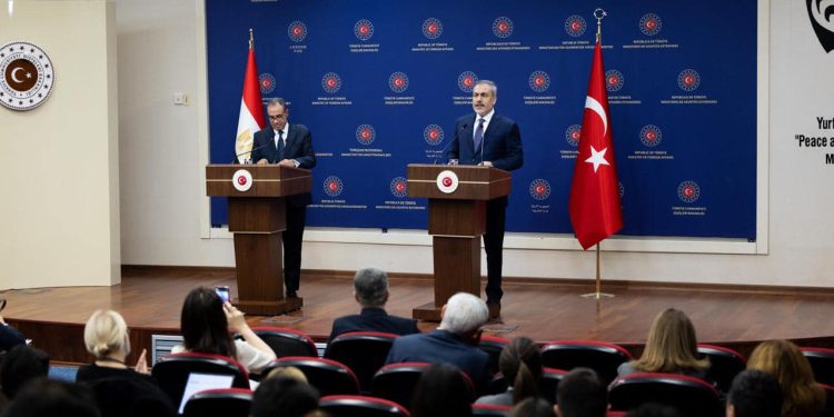 بيان مشترك بين وزيري خارجية مصر وتركيا