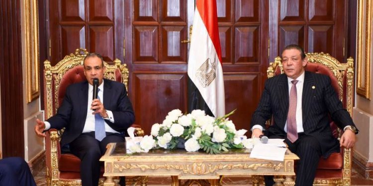 وزير الخارجية يلتقى مع رئيس مجلس الشيوخ