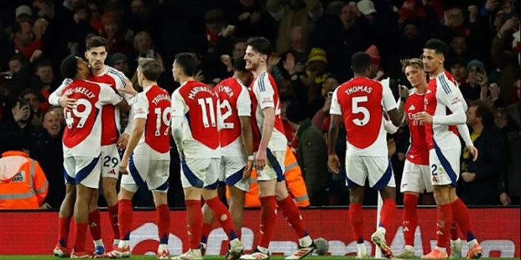 موعد مباراة آرسنال وآيندهوفن الهولندي الليلة في دوري أبطال أوروبا