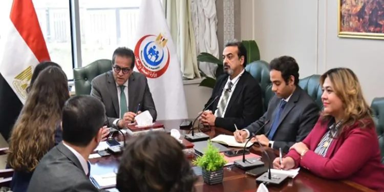 وزير الصحة يبحث مع ممثل اليونيسيف تعزيز التعاون في الرعاية الصحية والتغذية