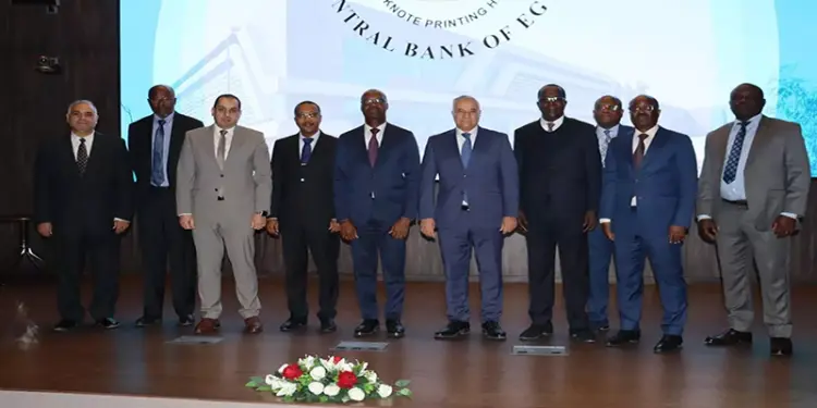 البنك المركزي يستقبل وفدًا من البنك المركزي لدول غرب إفريقيا للاستفادة من تجربة إنشاء دار طباعة النقد الجديدة