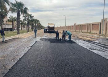 وزير الإسكان يتابع مشروعات تطوير الطرق والمرافق والمبادرة الرئاسية” سكن لكل المصريين” ببرج العرب الجديدة