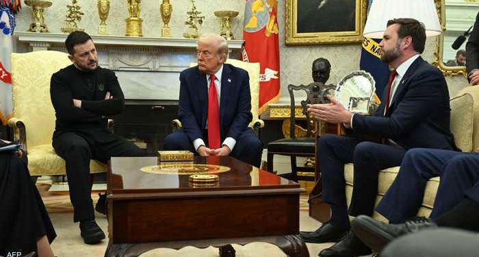 زيلنيسكي و دونالد ترامب البيت الأبيض: زيلنيسكي كان عدائيا ووقحا.. لم يأت طالبا السلام