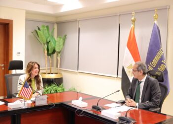وزير الاتصالات يبحث مع سفيرة أمريكا تعزيز التعاون