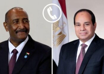 البرهان يهنئ الرئيس السيسى بحلول عيد الفطر المبارك