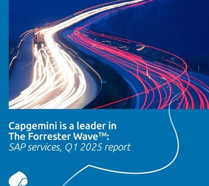 كابجيميني تحصد لقب الريادة في خدمات SAP من قِبل شركة أبحاث مستقلة
