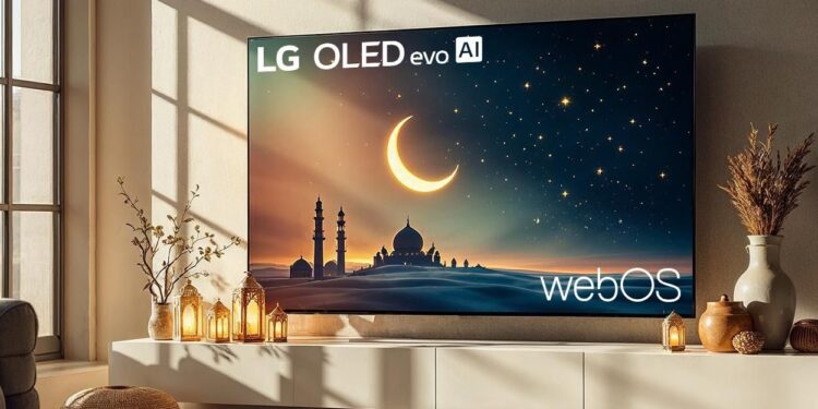 تلفزيون إل جى الذكي بنظام WebOS يقدم محتوى حصريا لرمضان 2025 على OSN+ و Yango Play و Shahid