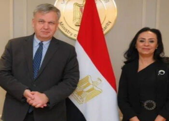 وزيرة التضامن تلتقي السفير الألماني بالقاهرة ويبحثان تعزيز سبل التعاون في مجالات العمل المشتركة