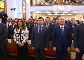وزيرة التنمية المحلية تشهد احتفالية الطائفة الإنجيلية بعيد القيامة المجيد
