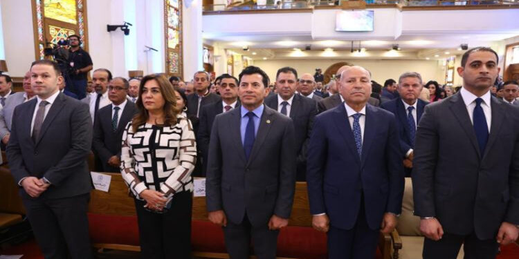 وزيرة التنمية المحلية تشهد احتفالية الطائفة الإنجيلية بعيد القيامة المجيد
