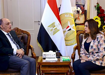 وزيرة التنمية المحلية تلتقي رئيس لجنة المشروعات الصغيرة والمتوسطة بمجلس النواب