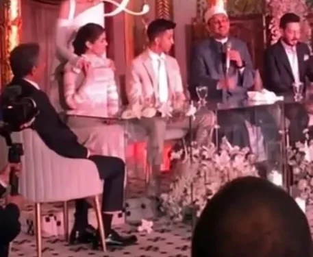 ليلى أحمد زاهر وهشام جمال يحتفلان بعقد قرانهما وسط أجواء عائلية مبهجة