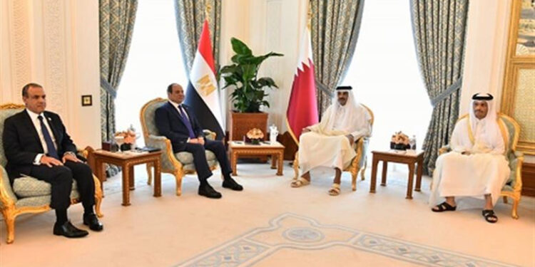 بيان مشترك بين مصر وقطر: حزمة استثمارات قطرية مباشرة بـ7.5 مليار دولار