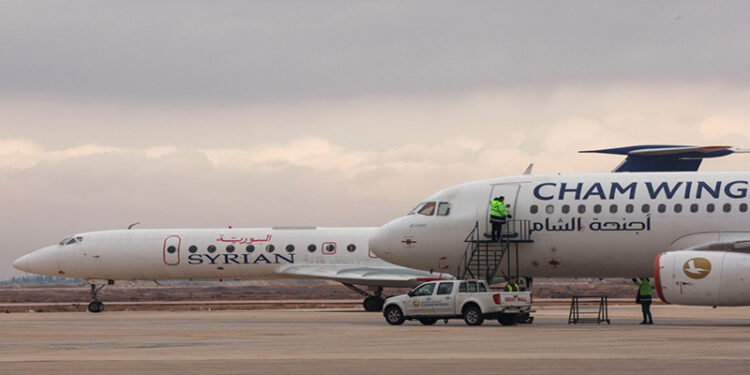 استئناف الرحلات الجوية بين الإمارات وسوريا