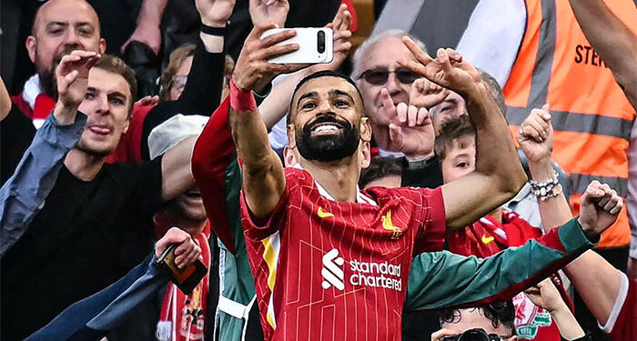 ليفربول يتوج بلقب الدوري الإنجليزي للمرة العشرين في تاريخه بعد فوزه توتنهام بخماسية