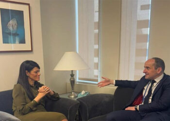 المشاط تعقد اجتماعات مكثفة مع مسئولي الحكومات والمؤسسات الدولية بواشنطن