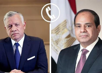 الرئيس السيسي يجري اتصال هاتفي بعاهل المملكة الأردنية الهاشمية
