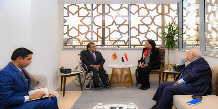 وزيرة البيئة تستقبل سفير النيبال لبحث سبل التعاون المشترك في مواجهة تحدى تغير المناخ