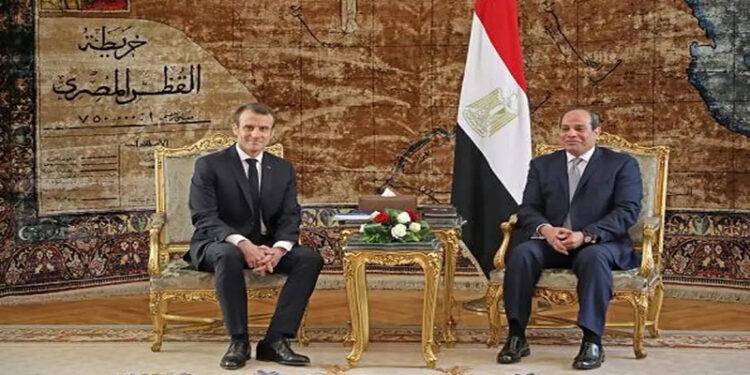 الرئيس السيسى يستقبل ماكرون بقصر الاتحادية اليوم