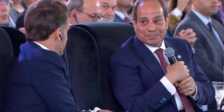 الرئيس السيسى: أشكر الرئيس ماكرون على جهده لدعم وتطوير العلاقات بين البلدين